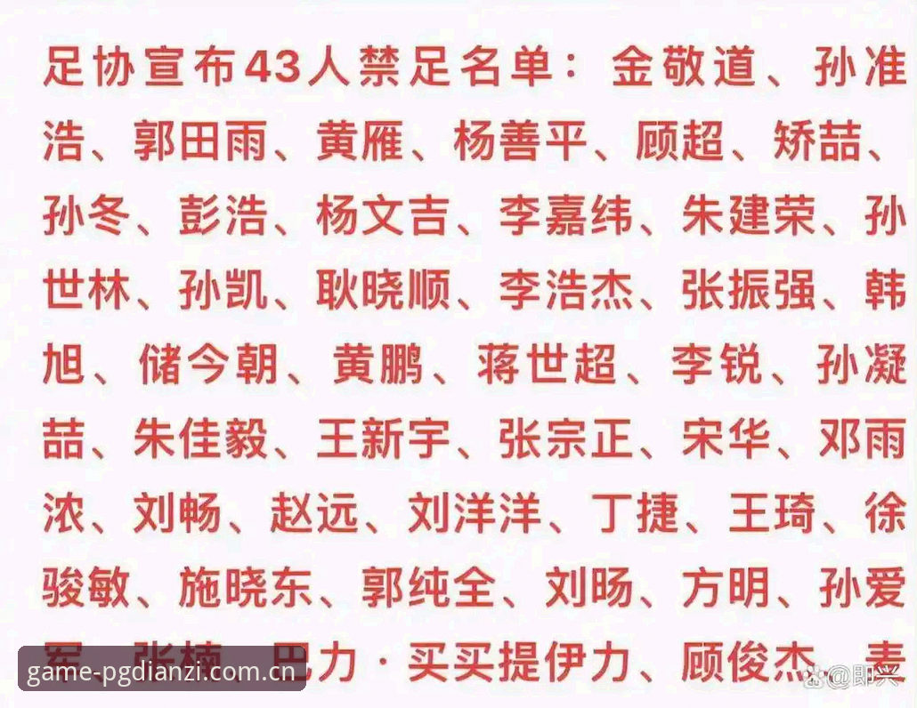 7条铁律解读足协第三批禁足名单：17人终身禁赛背后的行业清洗
